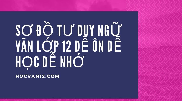 Sơ đồ tư duy Ngữ Văn Lớp 12 dễ ôn dễ học dễ nhớ Sơ đồ tư duy Ngữ Văn Lớp 12 dễ ôn dễ học dễ nhớ