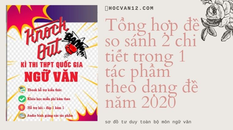 Tóm tắt bài Chiếc Thuyền Ngoài Xa-3 Tổng hợp đề so sánh 2 chi tiết trong 1 tác phẩm theo dạng đề năm 2020